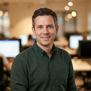Daniel Carter, genoemd als Chief Technology Officer bij Lente Waardiek, op een profielfoto