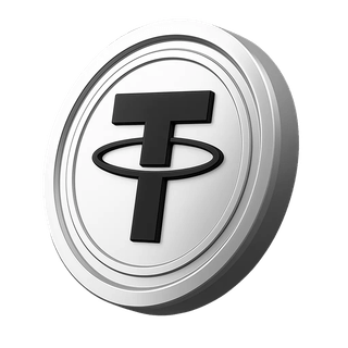 Tether USDT-coin in de sectie met accountinformatie